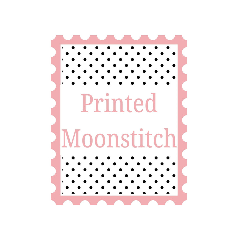 Printed Moonstitch