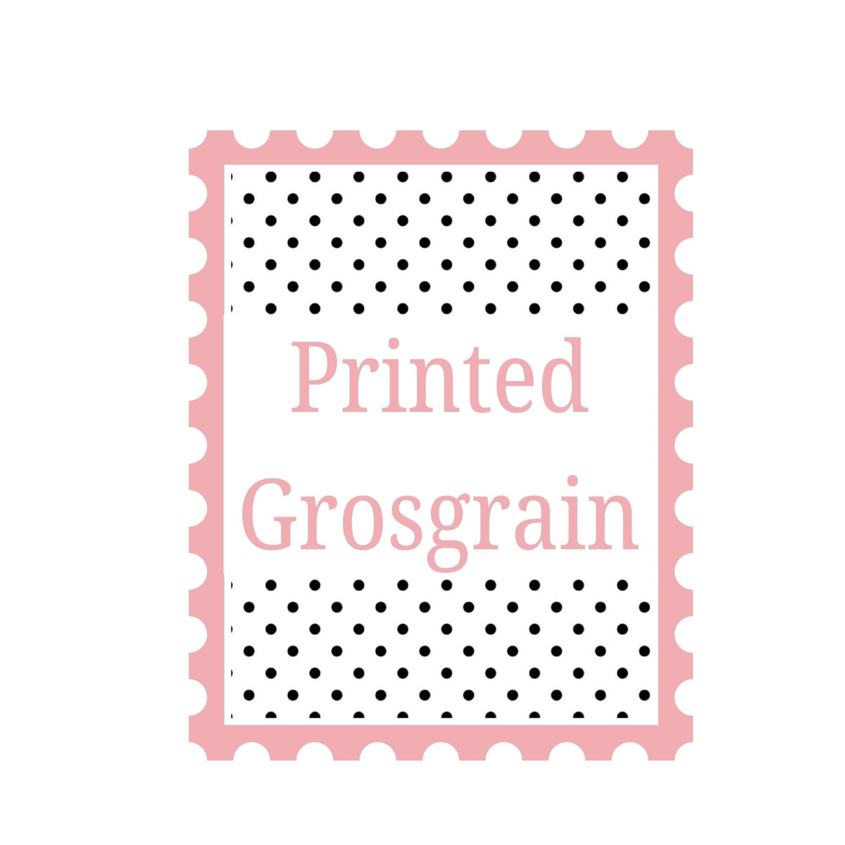 Printed Grosgrain