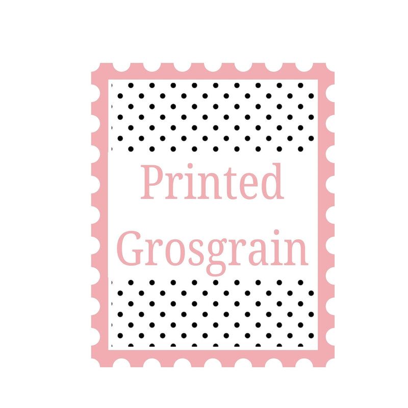 Printed Grosgrain