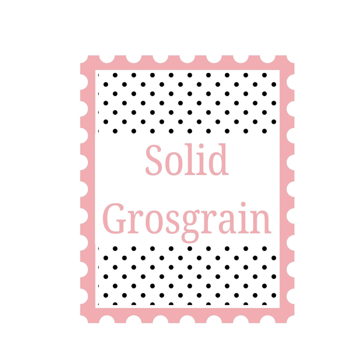 Solid Grosgrain