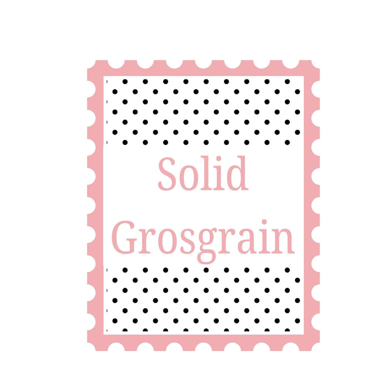 Solid Grosgrain