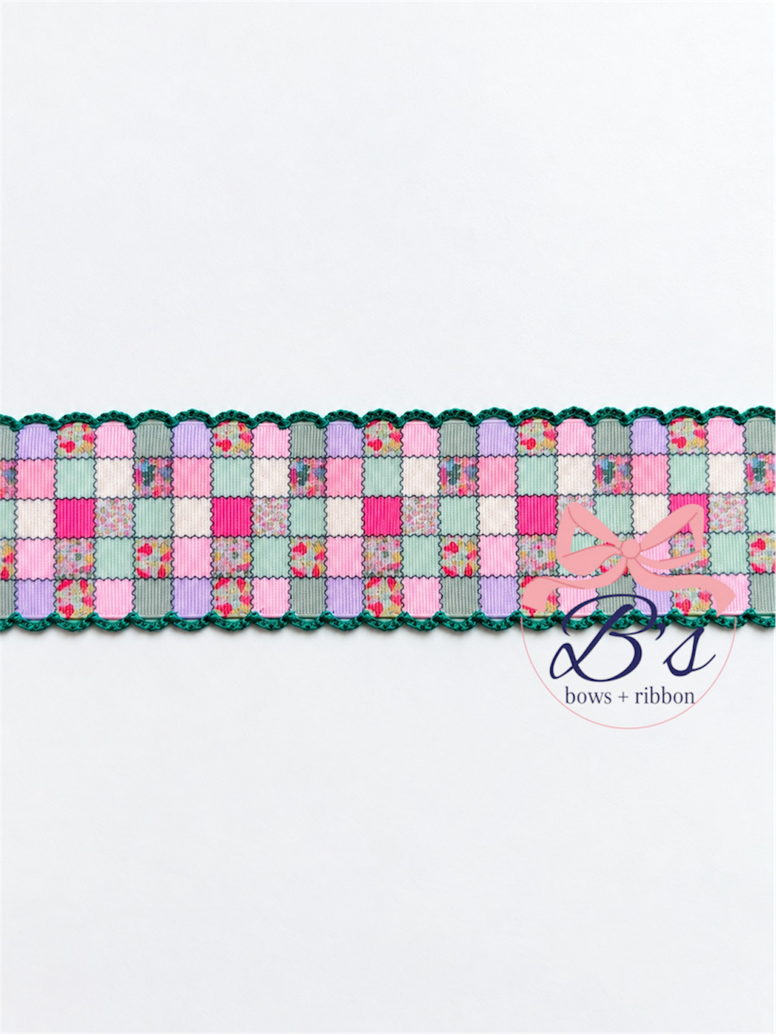 2” Patchwork w/ Jade Moonstitch