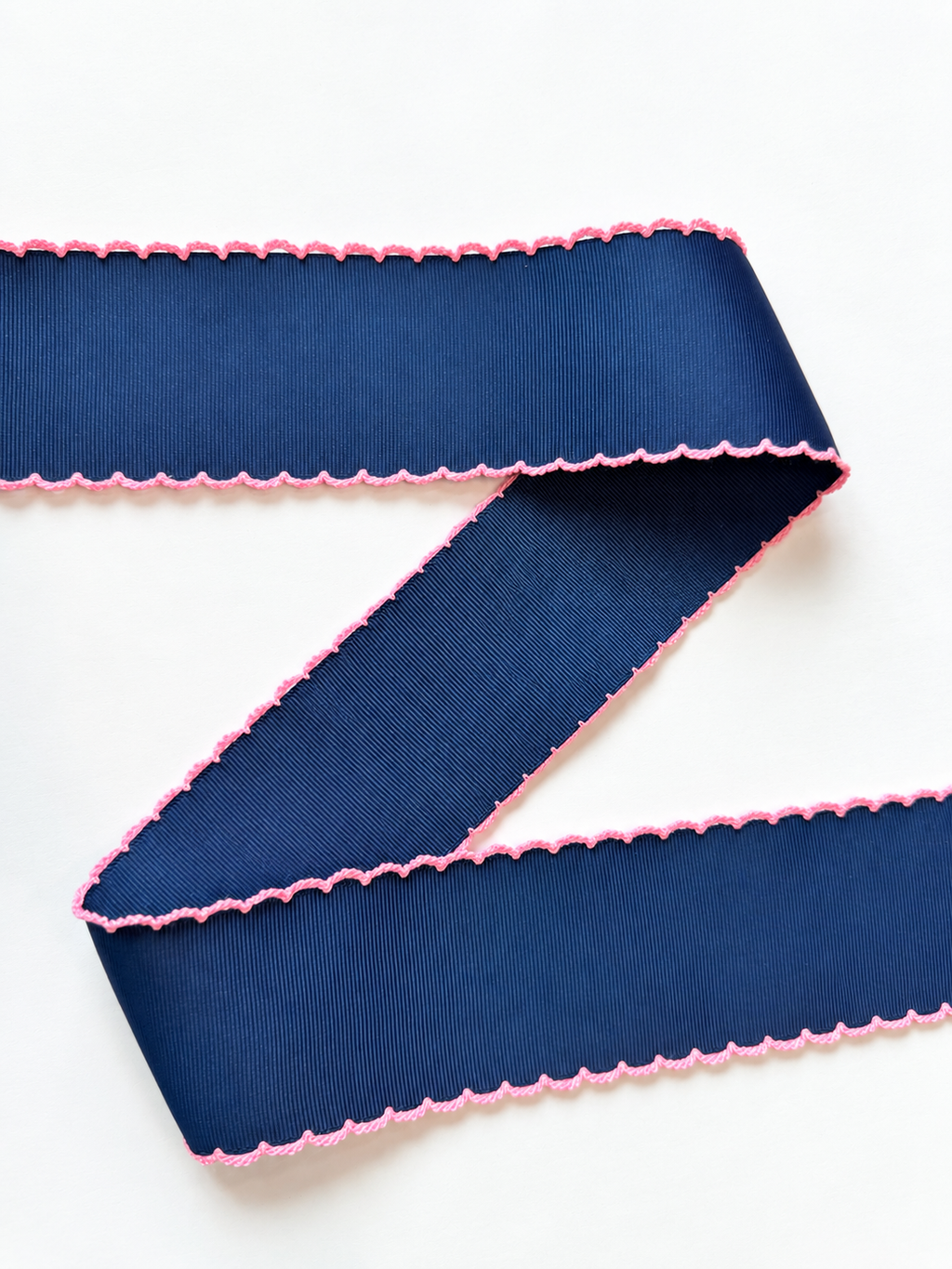 Navy w/ Pearl Pink Moonstitch