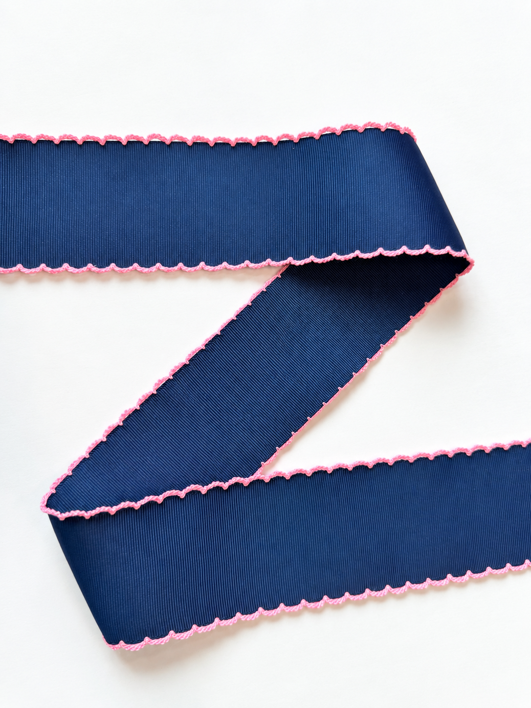 Navy w/ Pearl Pink Moonstitch
