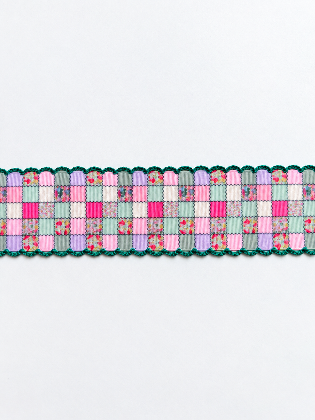 2” Patchwork w/ Jade Moonstitch