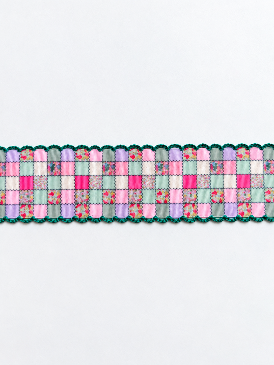 2” Patchwork w/ Jade Moonstitch
