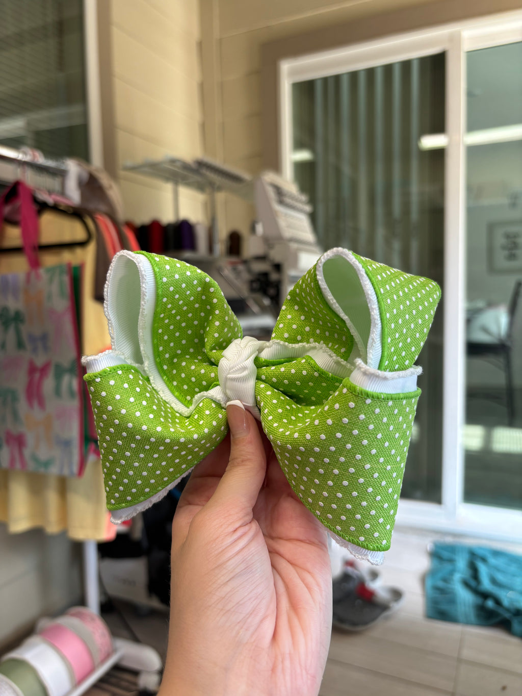 5.5” Green Bitty Dot