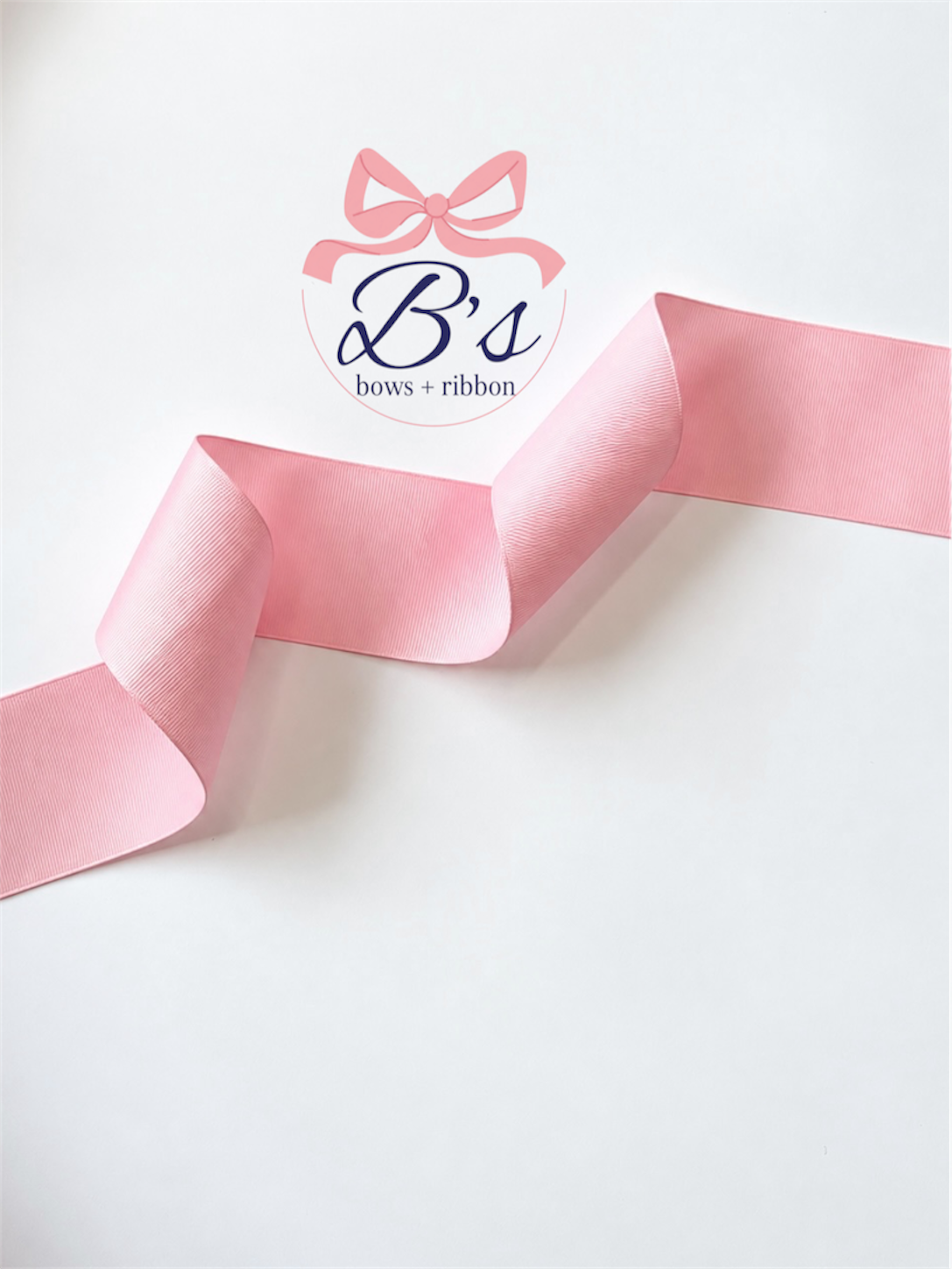 2.25” Pearl Pink Grosgrain