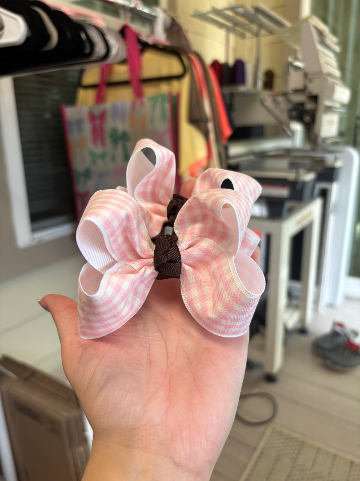 3” Pink Gingham Piggies