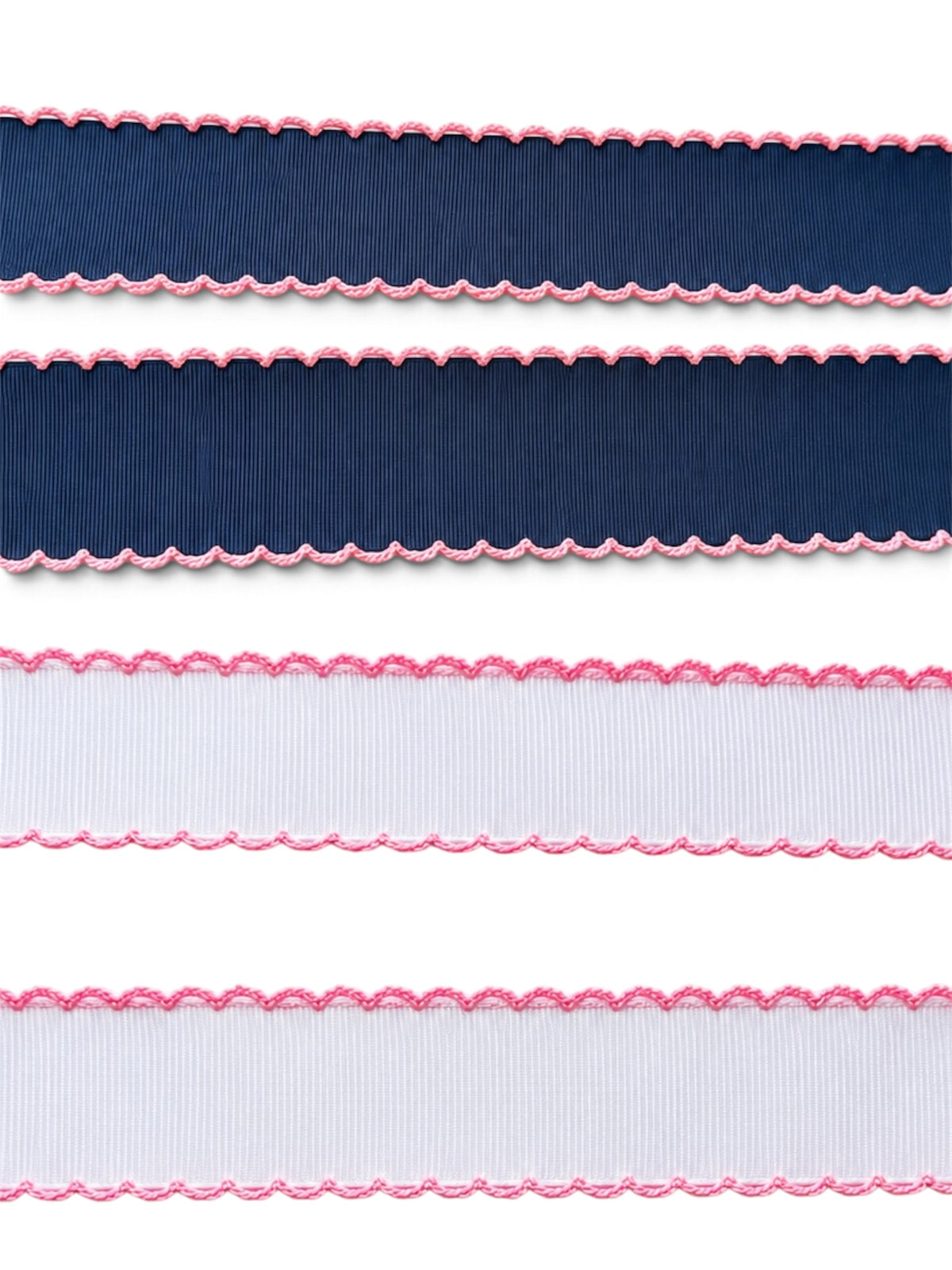 Pink and Navy Moonstitch Bundle